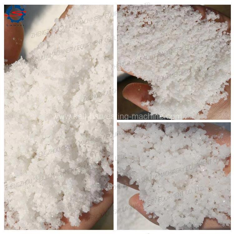 final products of edible salt refinery machine