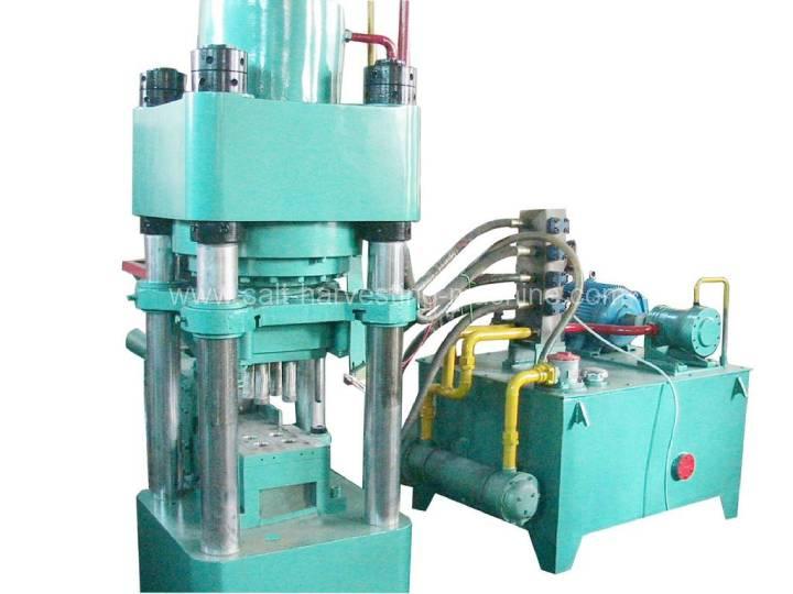 Cattle licking salt block machine