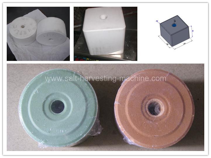 finished products of livestock salt licking brick machine