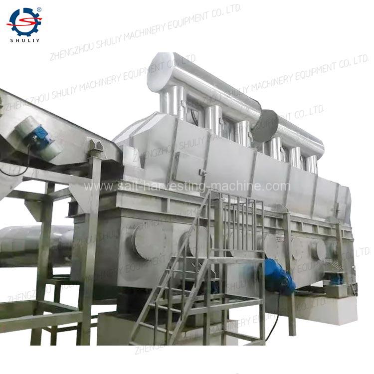 Vibrating fluidized bed dryer