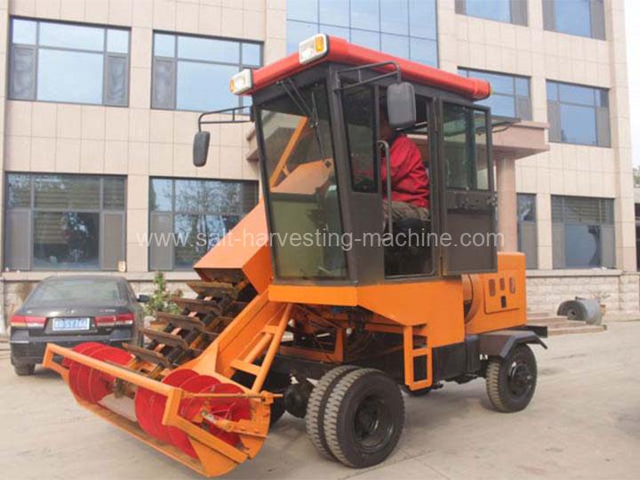Sea salt collecting machine sold to the USA
