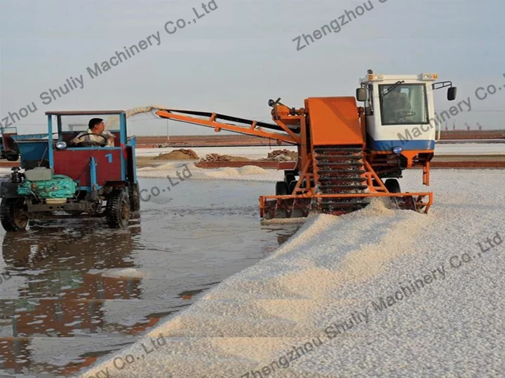 Machine à récolter le sel pour les entreprises