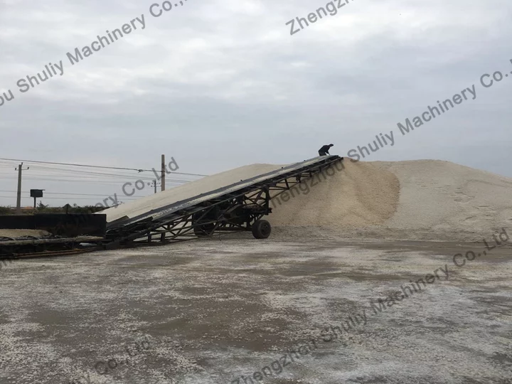 تحسين حصاد الملح: الحاجة إلى ناقل حزام التحميل