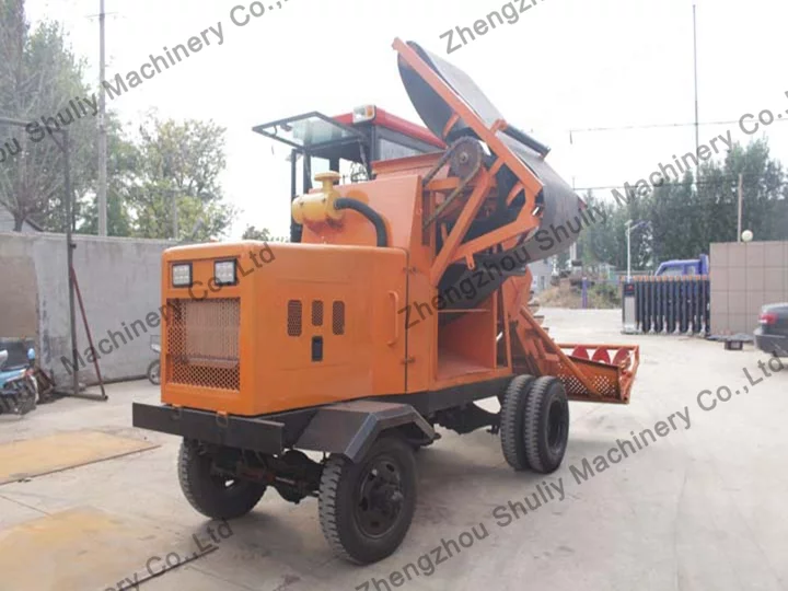 Salt collecting machine in turkmenistan