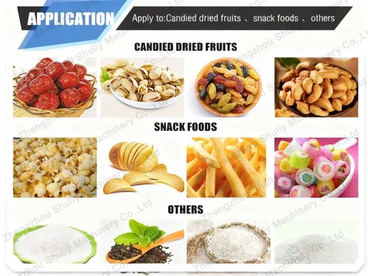 Máquina de Embalagem de Sal 2 Aplicação da máquina de enchimento de sal