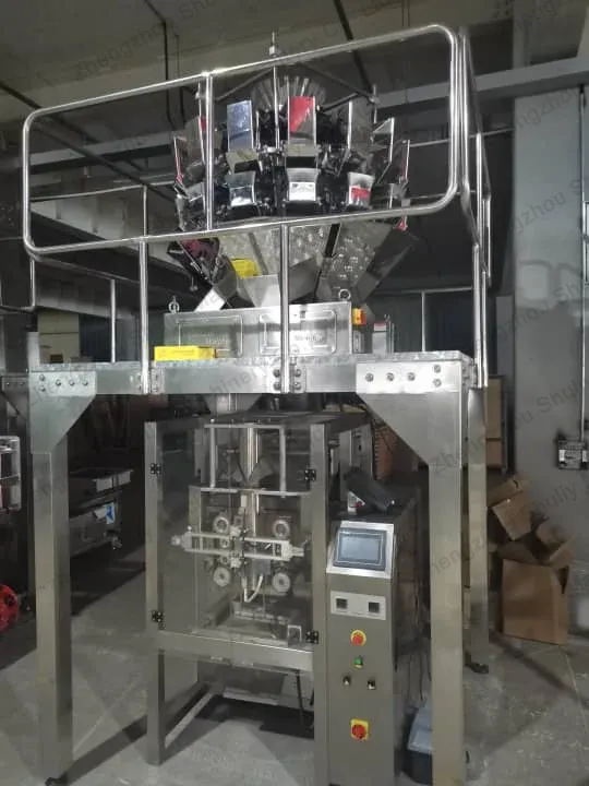 Máquina de Embalagem de Sal 6 Máquina de embalagem de grânulos de pesador multi-head