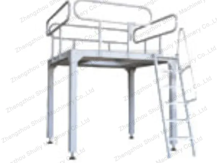 Máquina de Embalagem de Sal 11 Plataforma de trabalho do embalador de sal