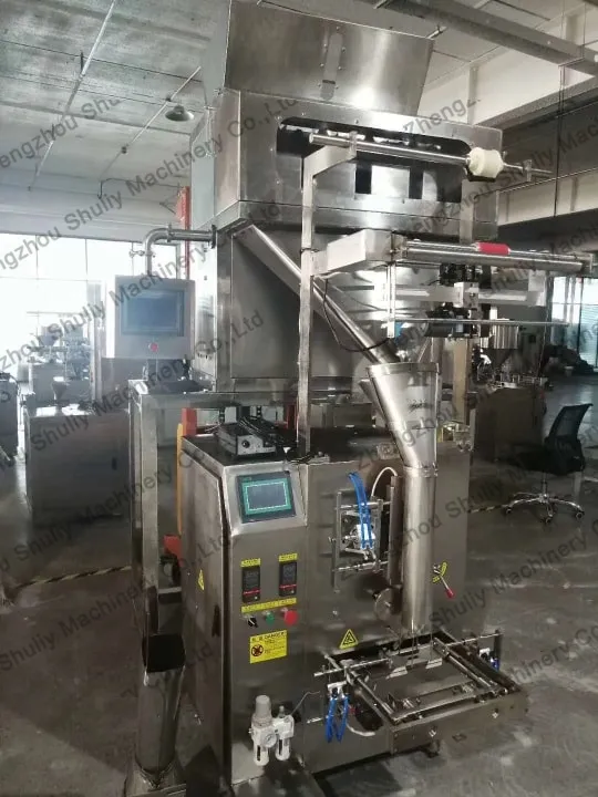 Salt pouch packaging machine