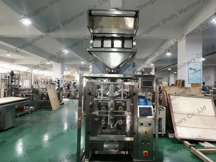 Salt pouch packing machine